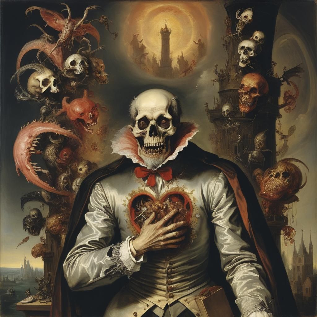 Nanotechnology Ghoul in Lonely Tower: A Digital Masterpiece