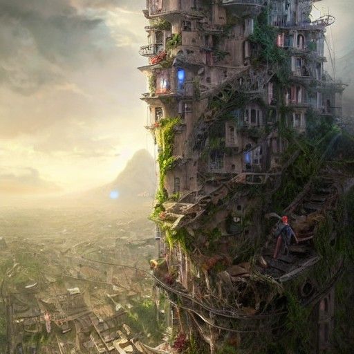 Rapunzel Tower Concept Art in 8k Resolution