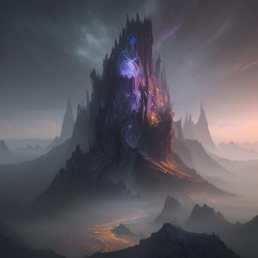 Fantastical Optical Illusion in Detailed Matte Painting