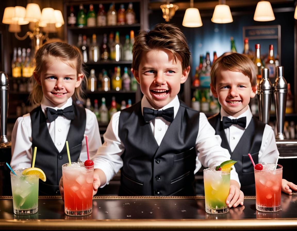 Child Tom Cruise as Bartender: Play Evening