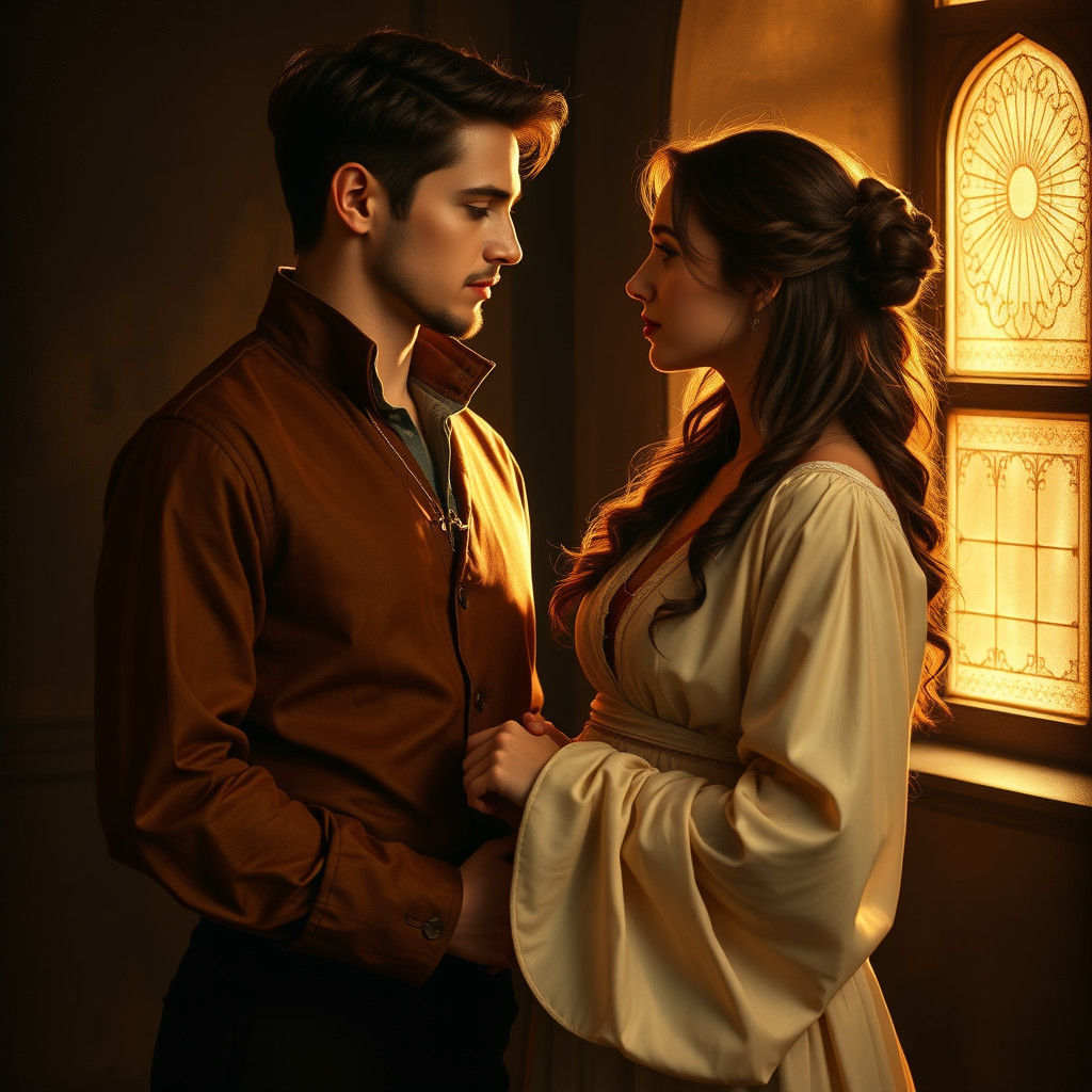 Renaissance Style Union of Devoted Couple