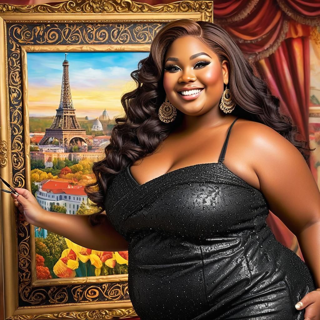 Carl Wolfgang Art Studio: Beautiful Woman Painting Portrait