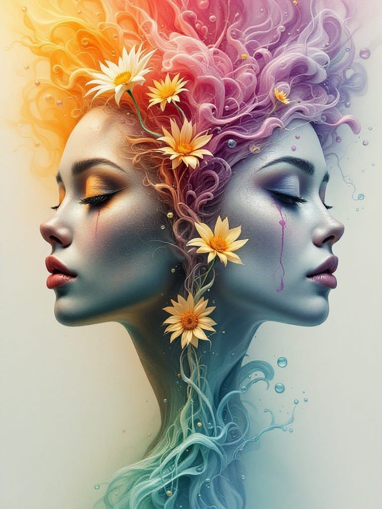 Double Portrait in All the Fluids