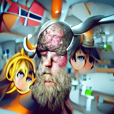 Anime Viking Warrior Rendered in Unreal Engine