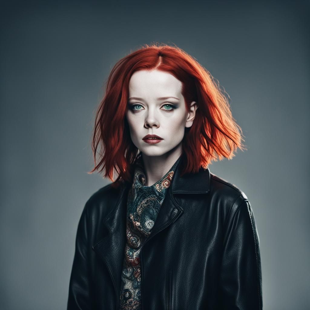 Shirley Manson Portrait in Studio Ghibli Anime Style