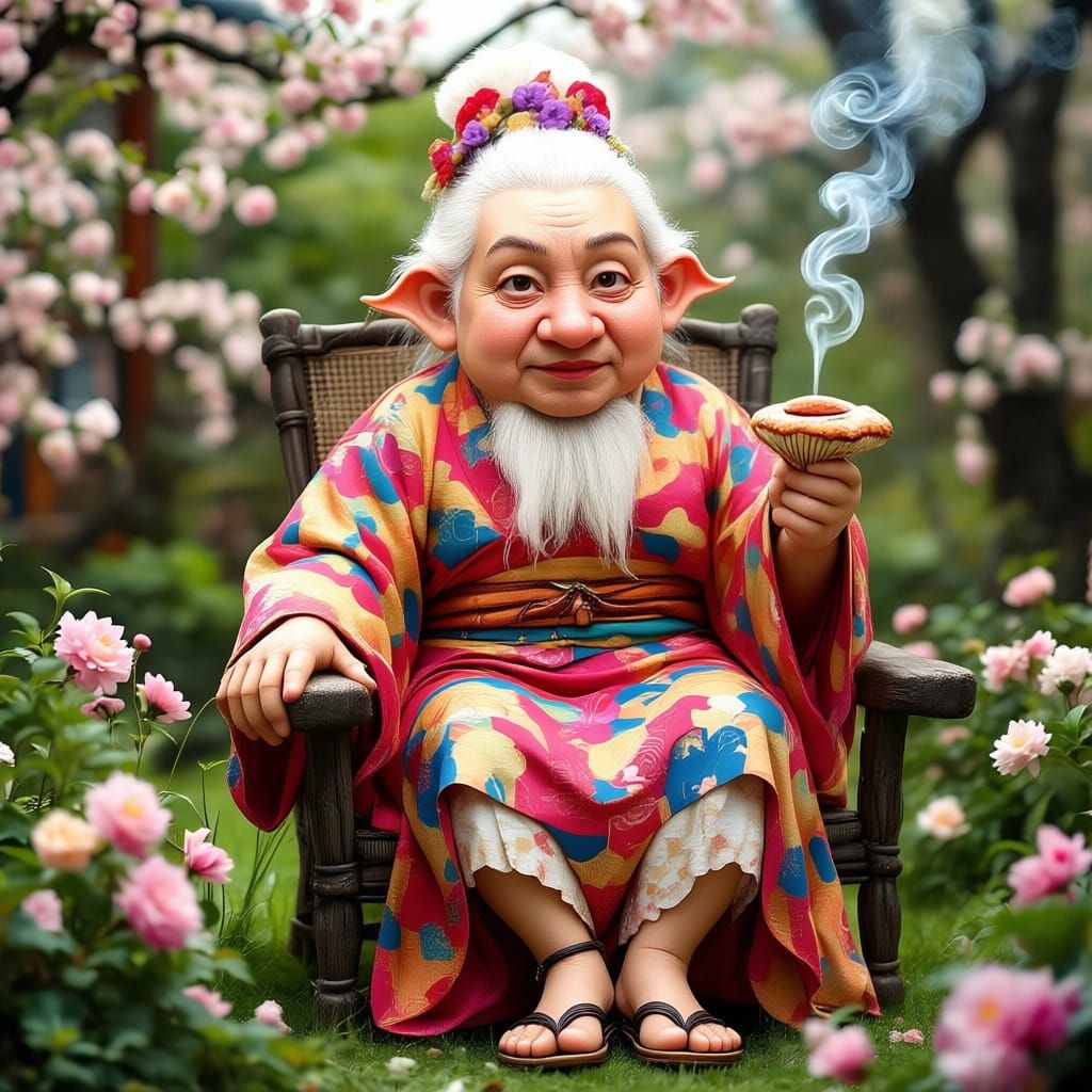 Old Bearded Geisha 1