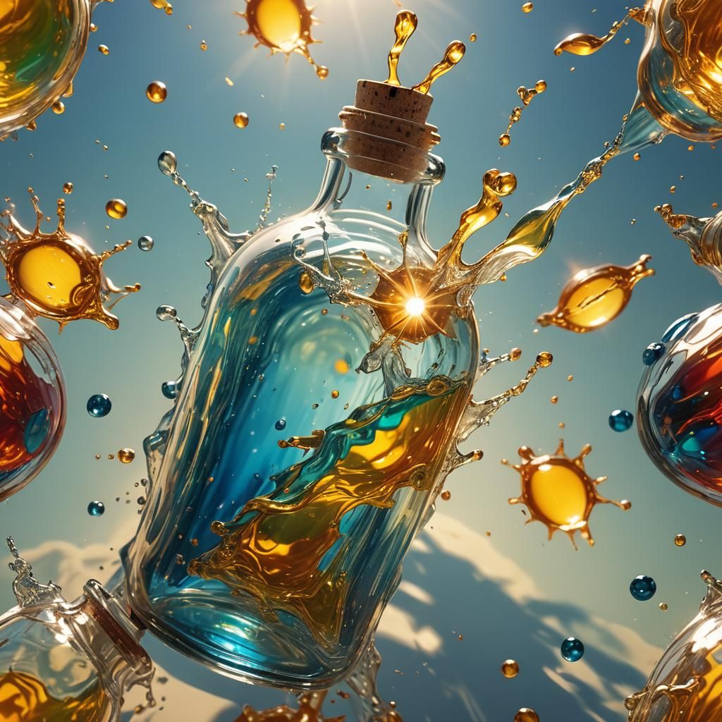 Sunshine in a Bottle: Splash Art Concept
