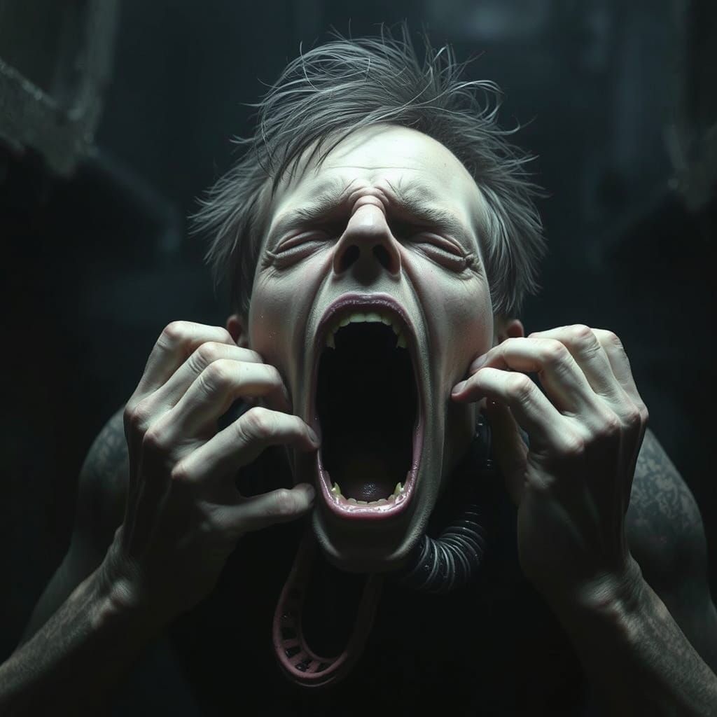 Desperate Soul Trapped in Industrial Hellscape