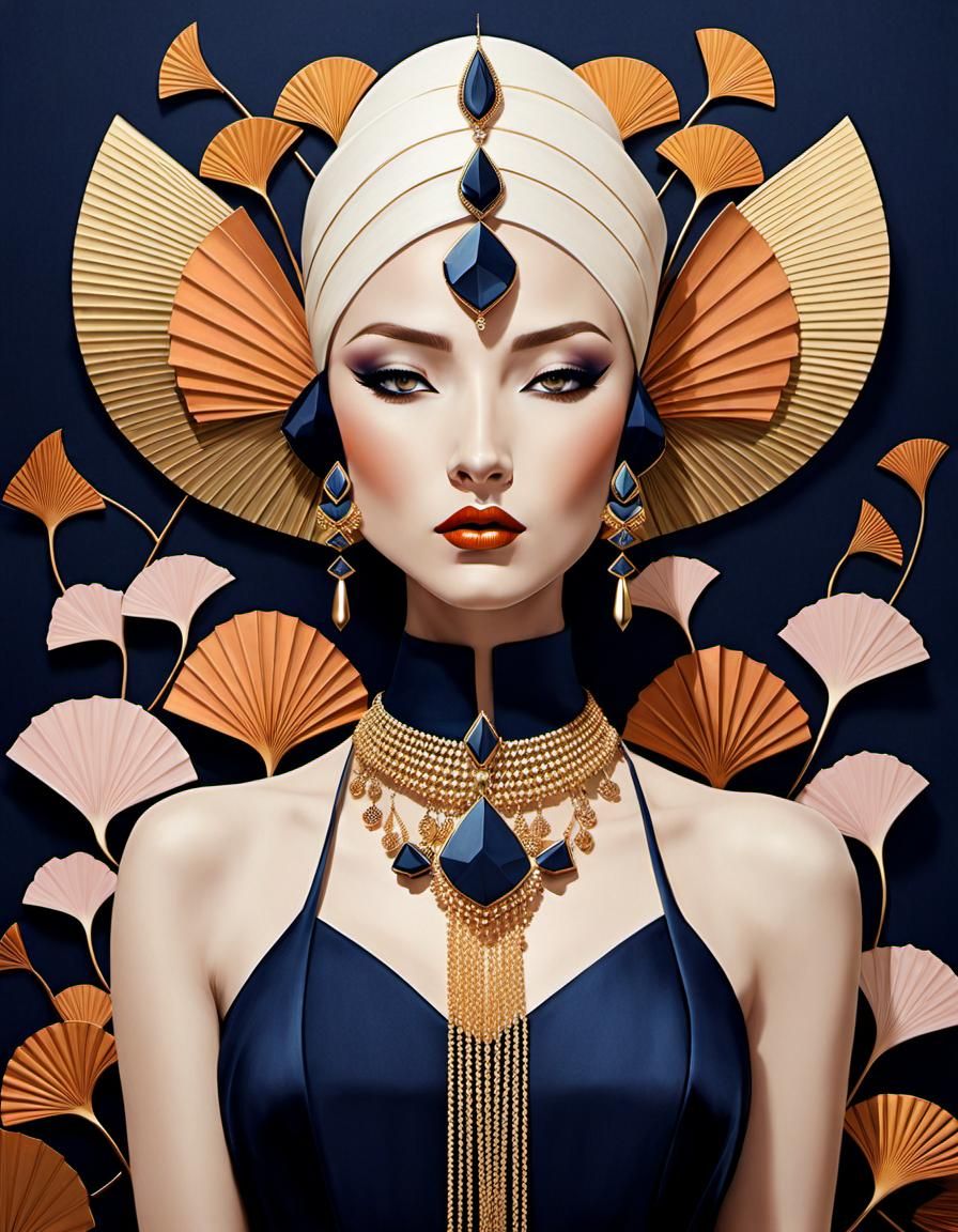 Art deco girl