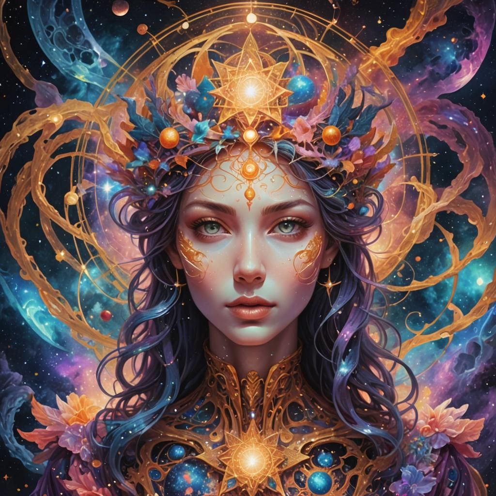 Cosmic Holographic Illustration of Infinite Love