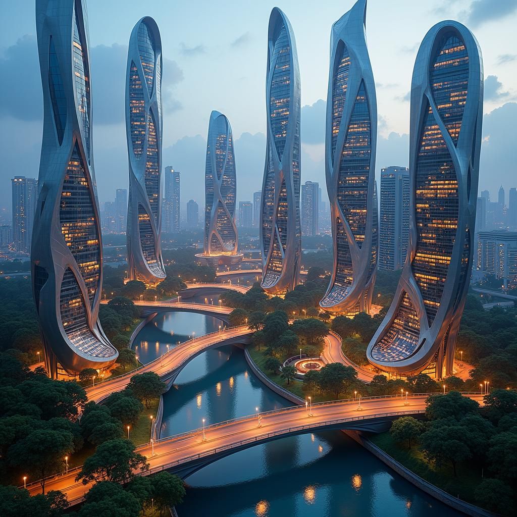 Musical Cityscape: Skyscrapers as Treble Clefs