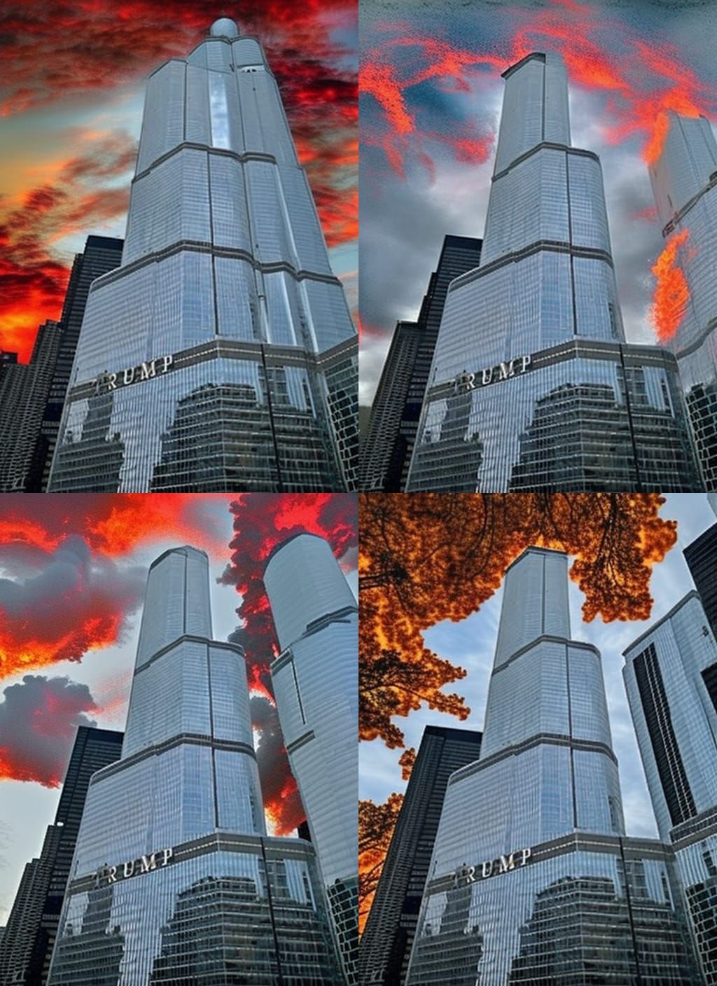 Infernal Landscape: Firey Skies of Hell