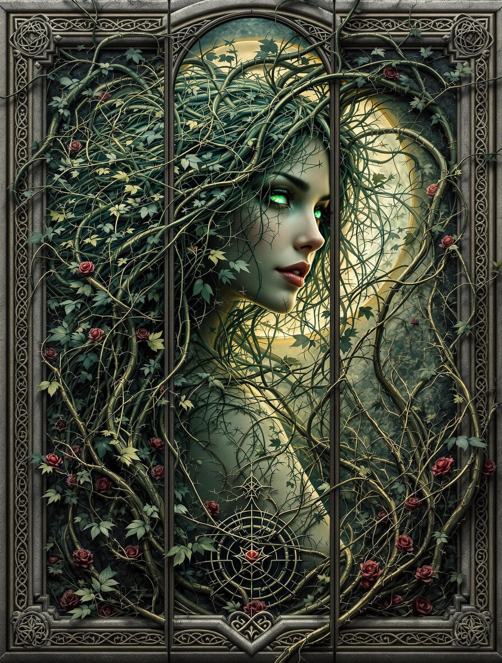 Mysterious Fae in Ancient Celtic Ruin