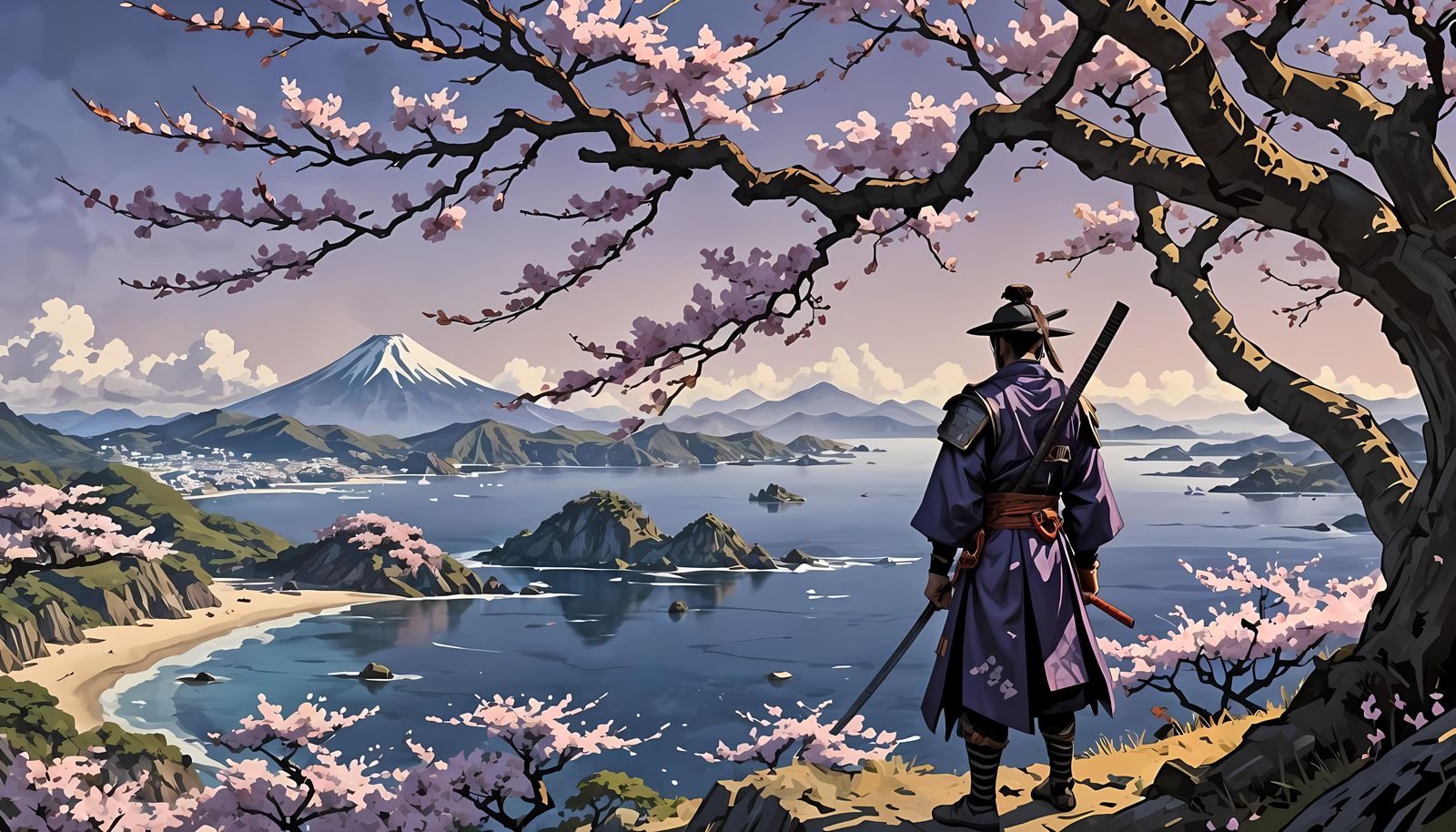 a ronin searching his next destination (V.2)