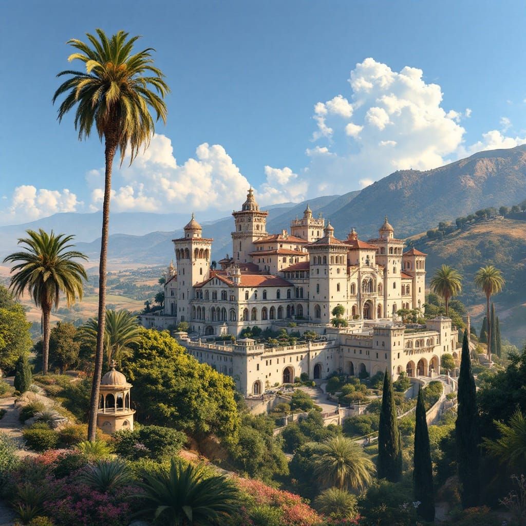 Mediterranean Estate Perched on San Simeon Hills