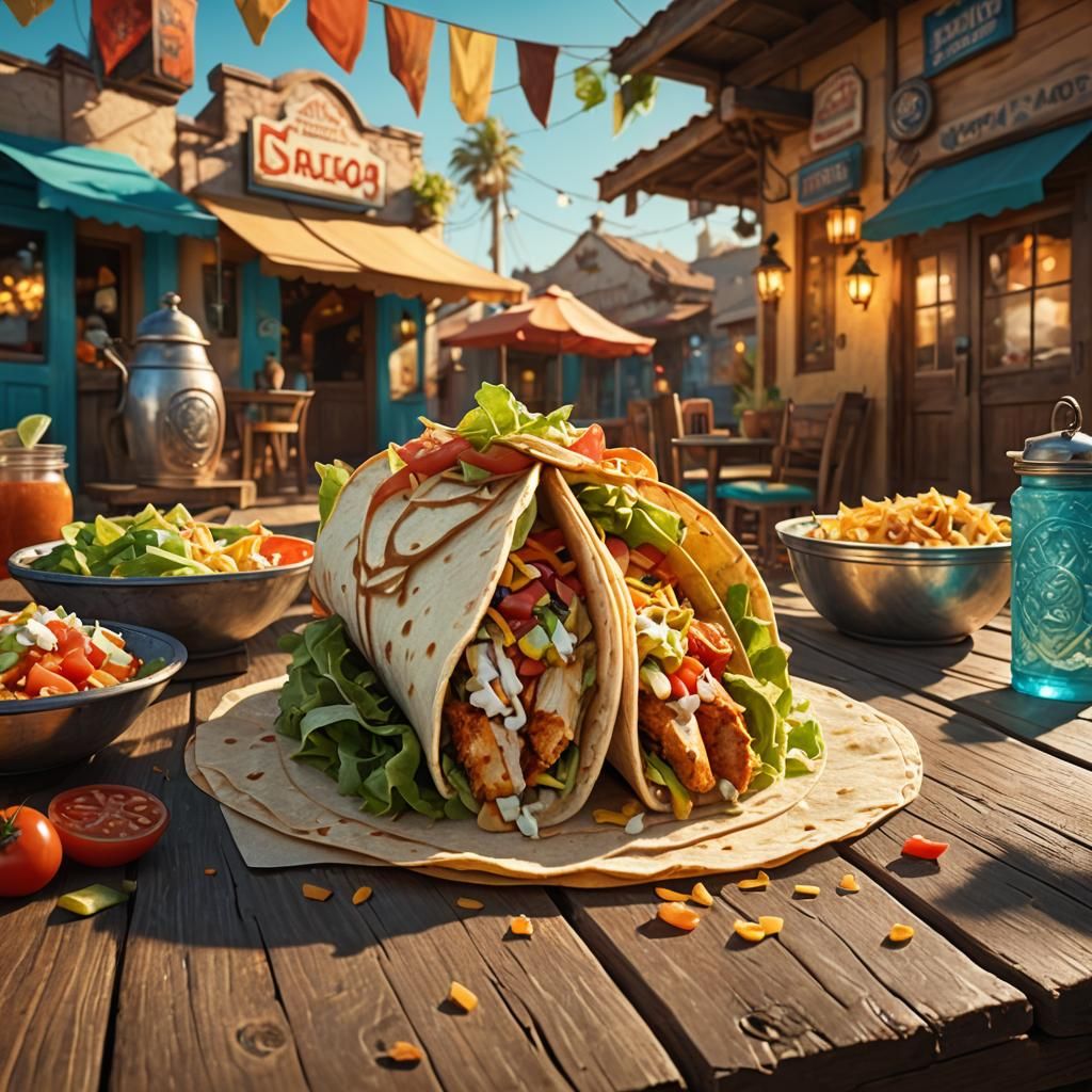Fantasy Street Taco Concept Art
