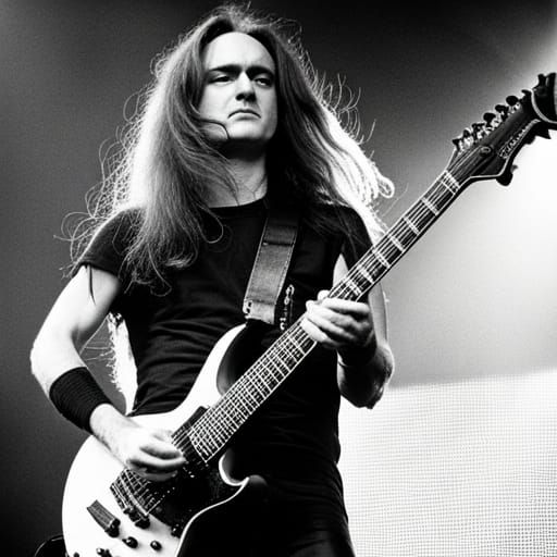 Cliff Burton on Stage: A Captivating Performance