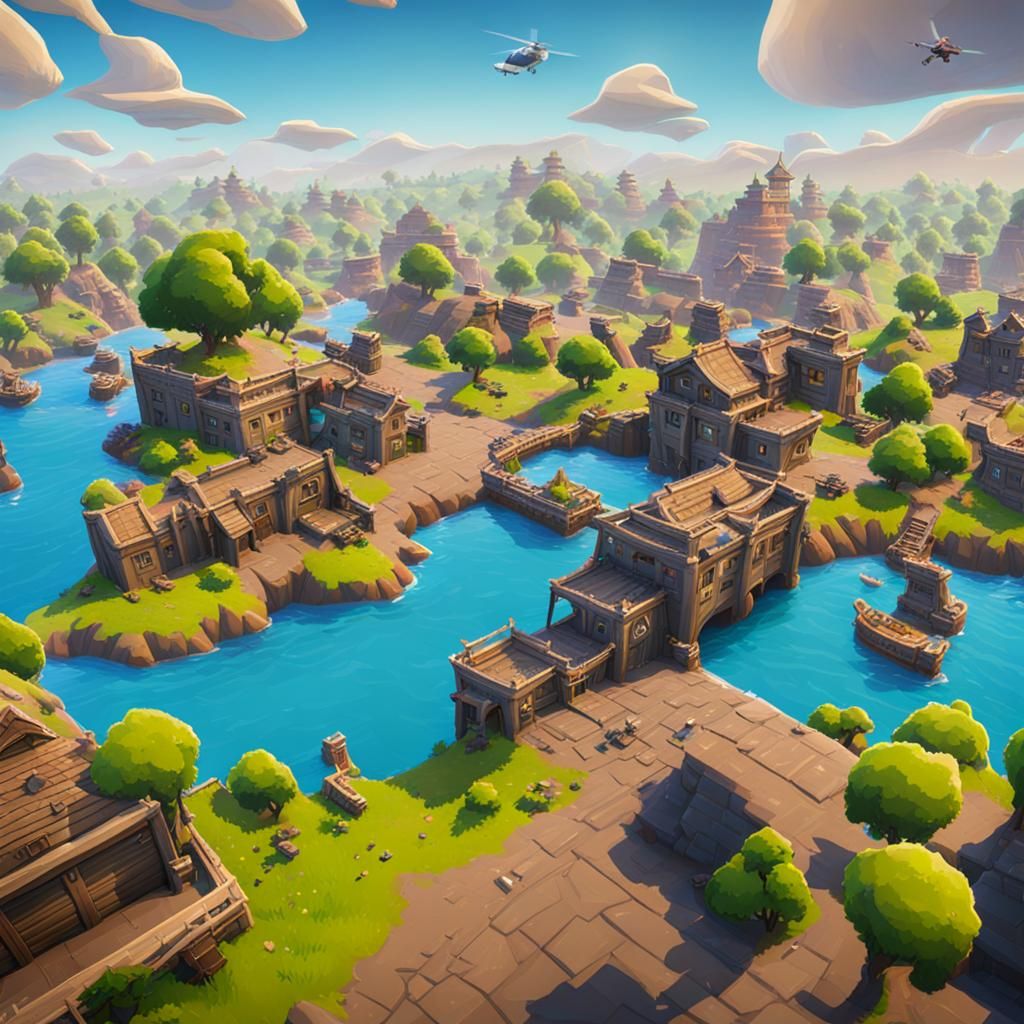 AI Generated Fortnite Image