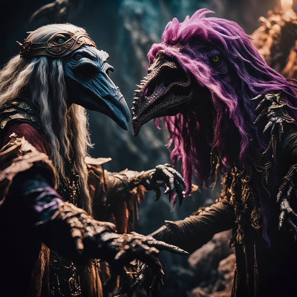 Skeksis Battle for Dark Crystal Leadership