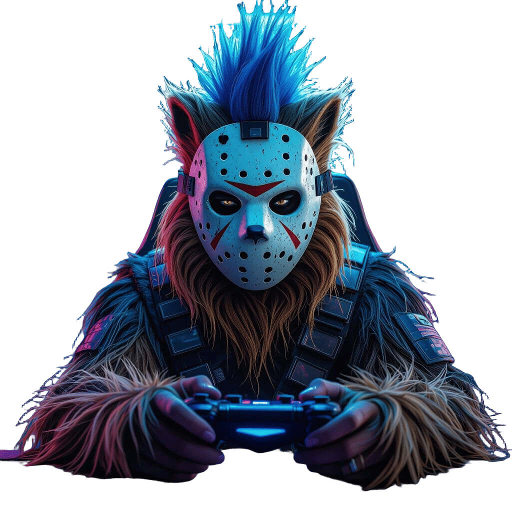 Female Chewbacca with Mohawk in Fantasy Concept Art