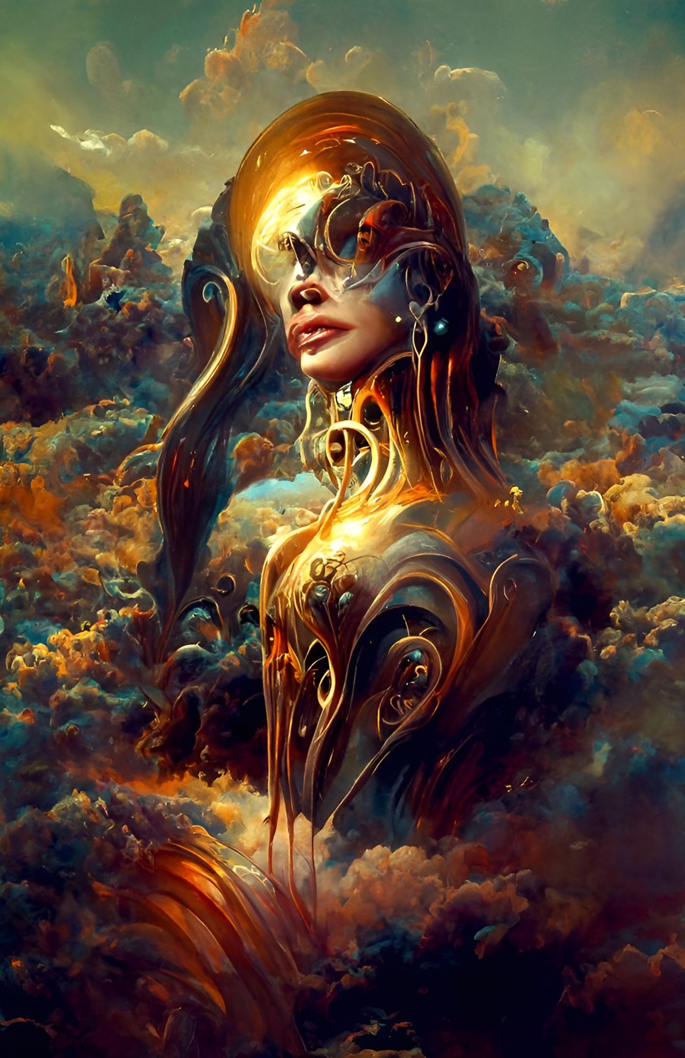 Irreconcilable Personification: Detailed Digital Painting