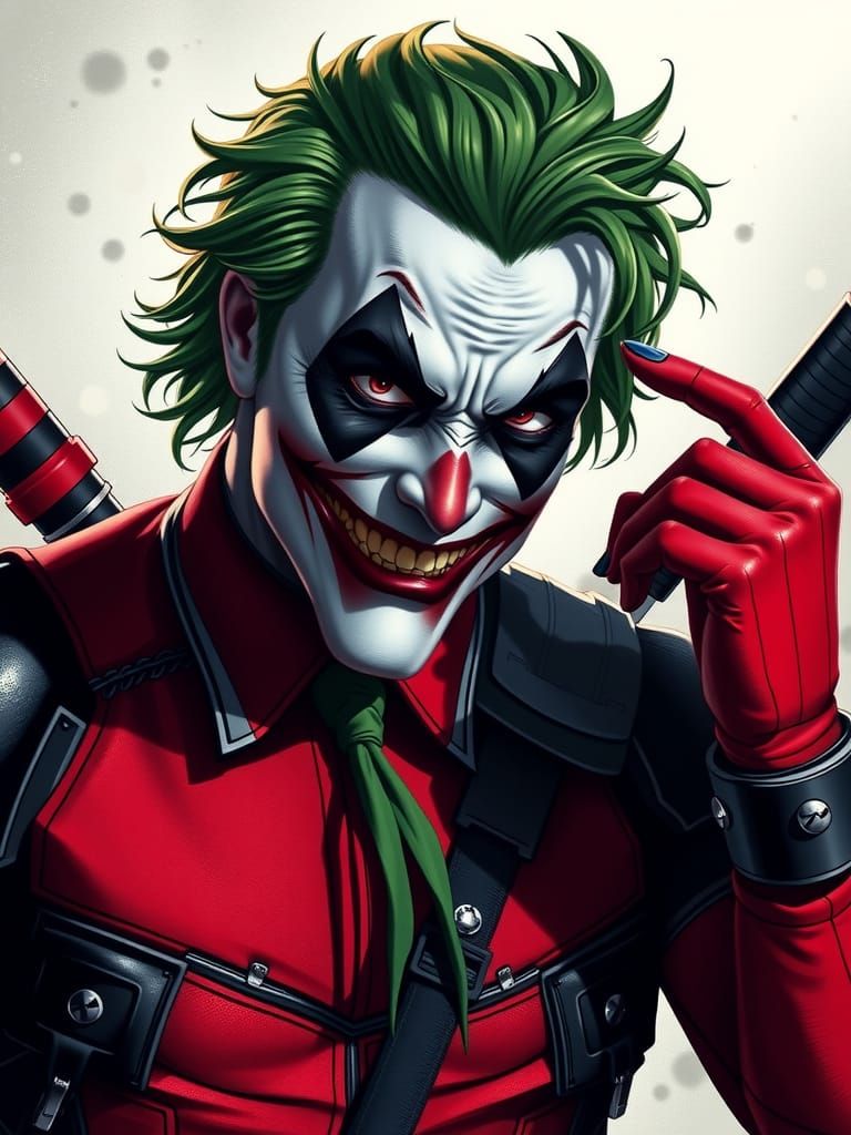 Joker as Deadpool: A Comic Book Reimagining