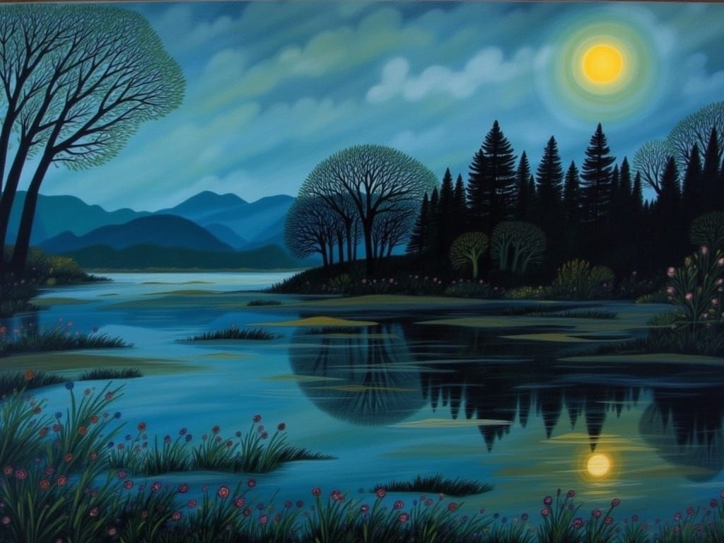 A Dreamy Fairytale World Awakens at Dawn