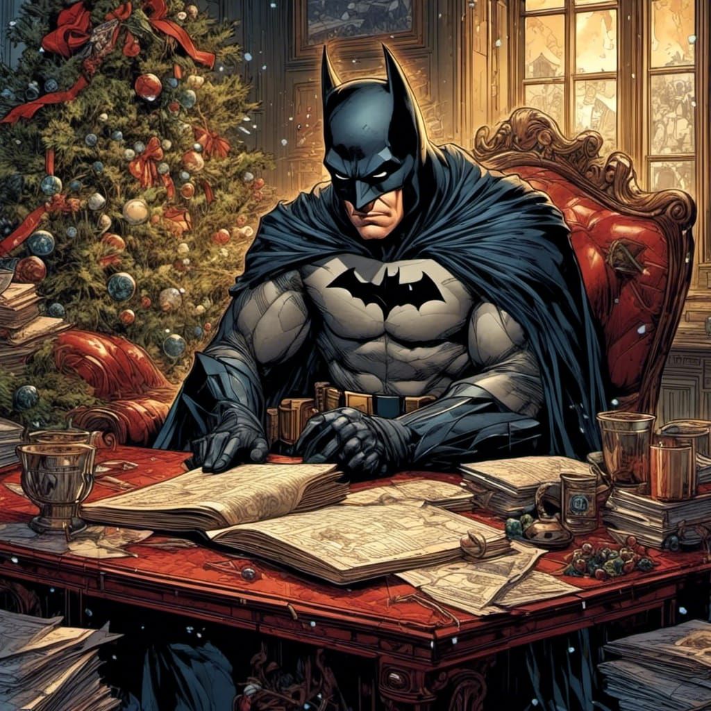 Batman as Santa Claus
