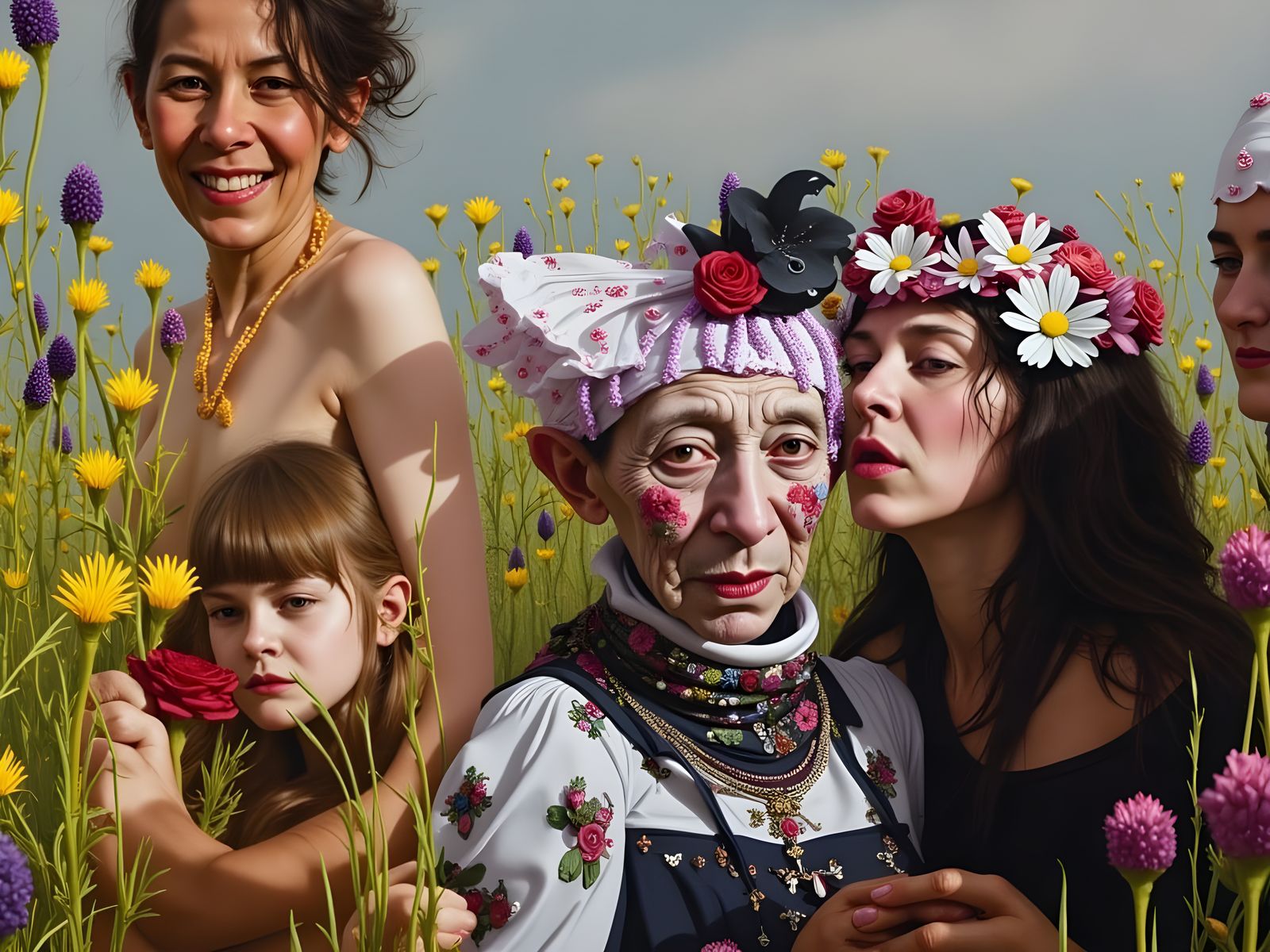 Alsace Macro Photography in Watercolor Style