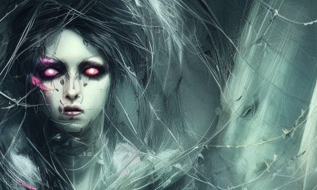 Dark Sci-Fi Gothic Portal Concept Art