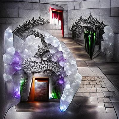 Crystal Crypt Entrance of Undead Dragon