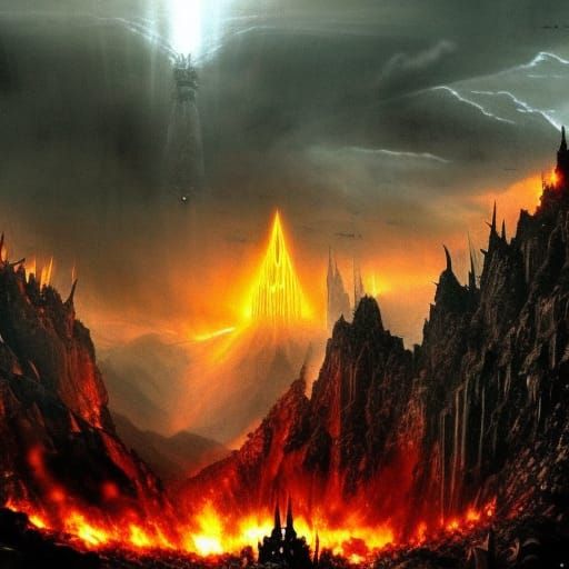 Epic Battle at the Black Gate of Mordor
