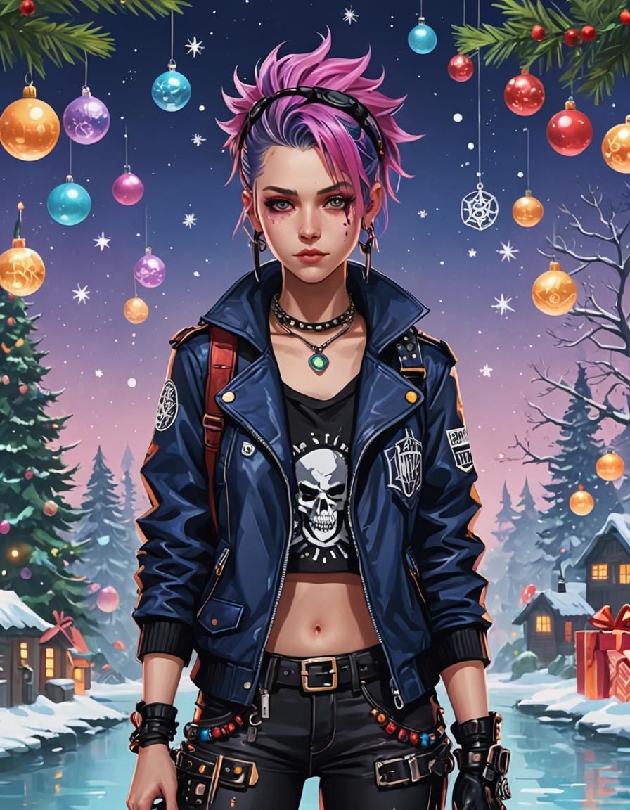 Waterpunk Holidaypunk Twilightpunk AI Image