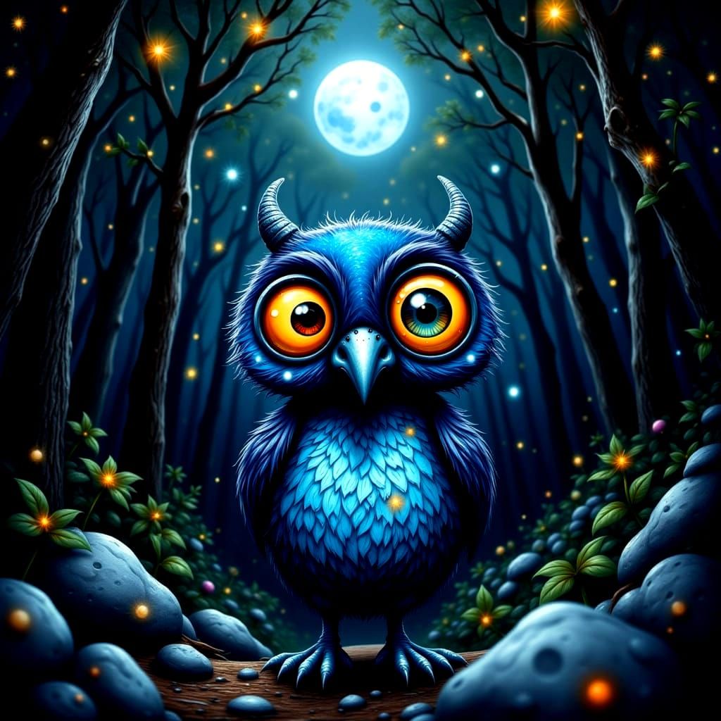 A Wonky and Whimsical Owl