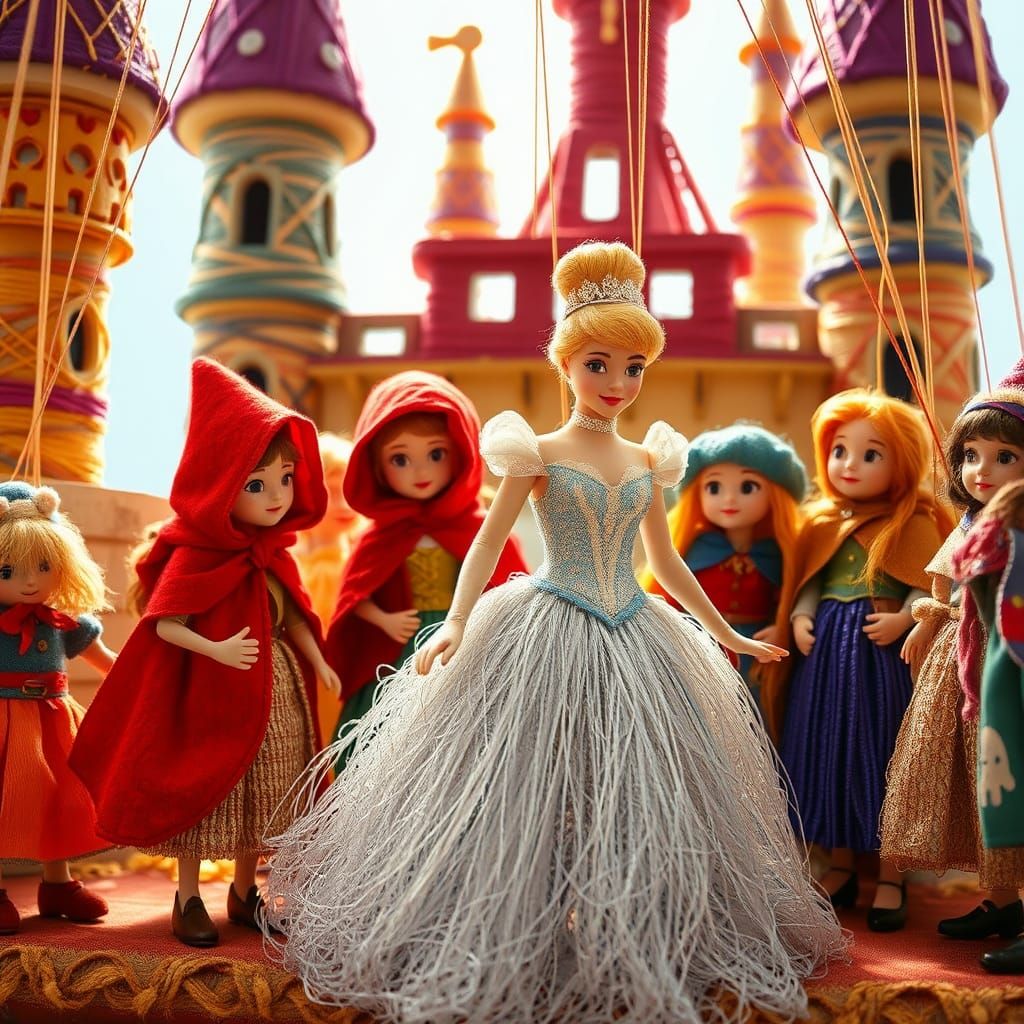 Fairy Tale String Puppets in Fantastical Castle