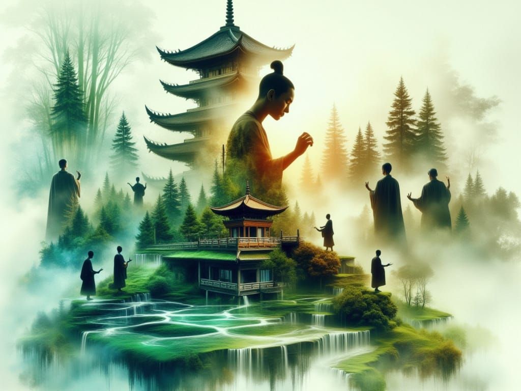 Ethereal Warrior in Balance