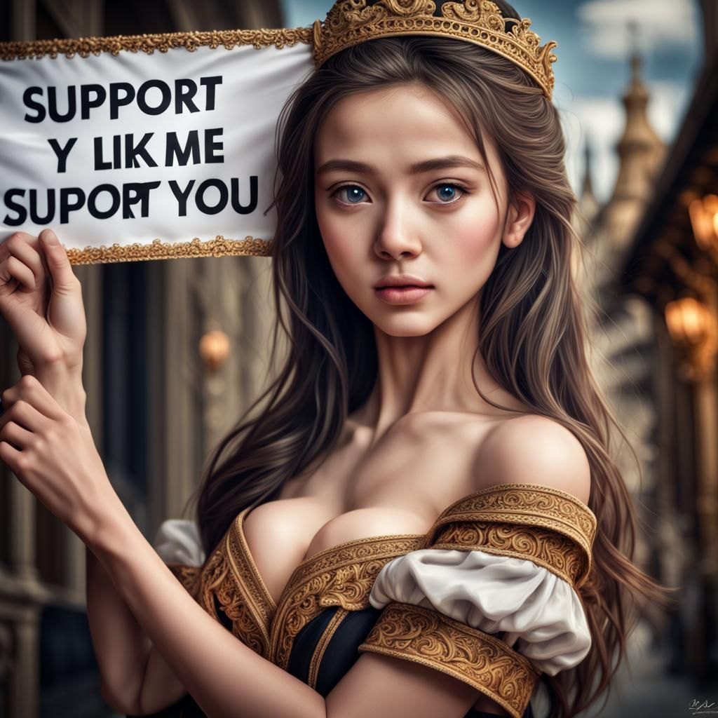 Pageant Queen's Plea: Support for Support