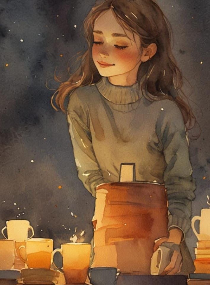 Song Lyrics as AI Generated Image