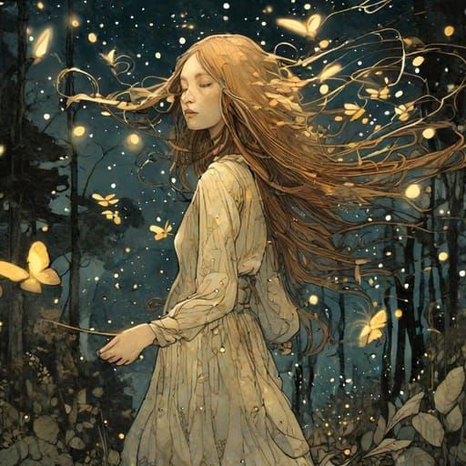 AI Image of a Person Sleepwalking