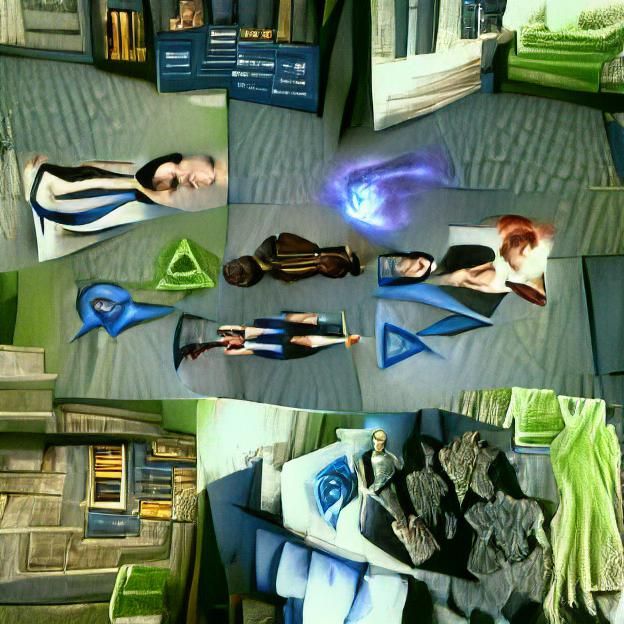 Fictional Character Mashup: A Digital Art Fusion