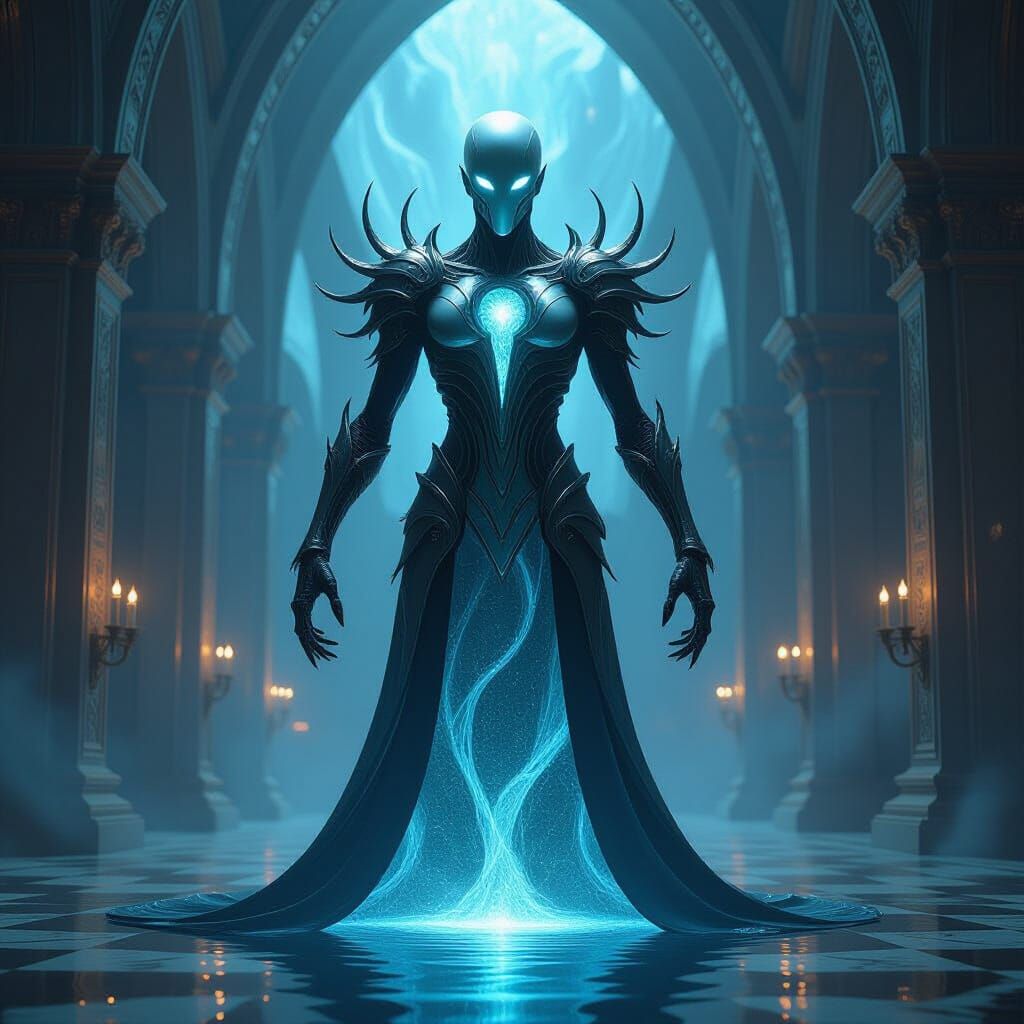 Eldritch Portal Entity with Mirror Torso