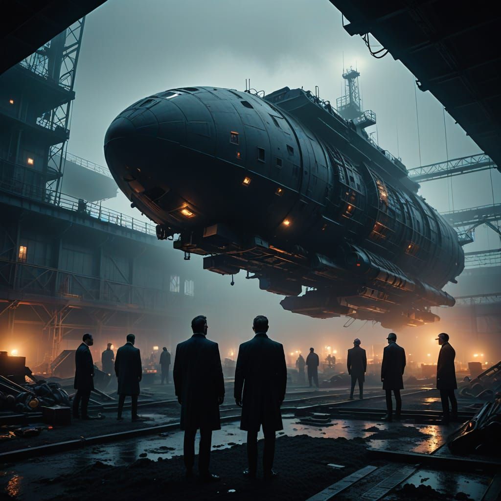 Men in Black Investigate a Futuristic Spaceship in a Gritty ...