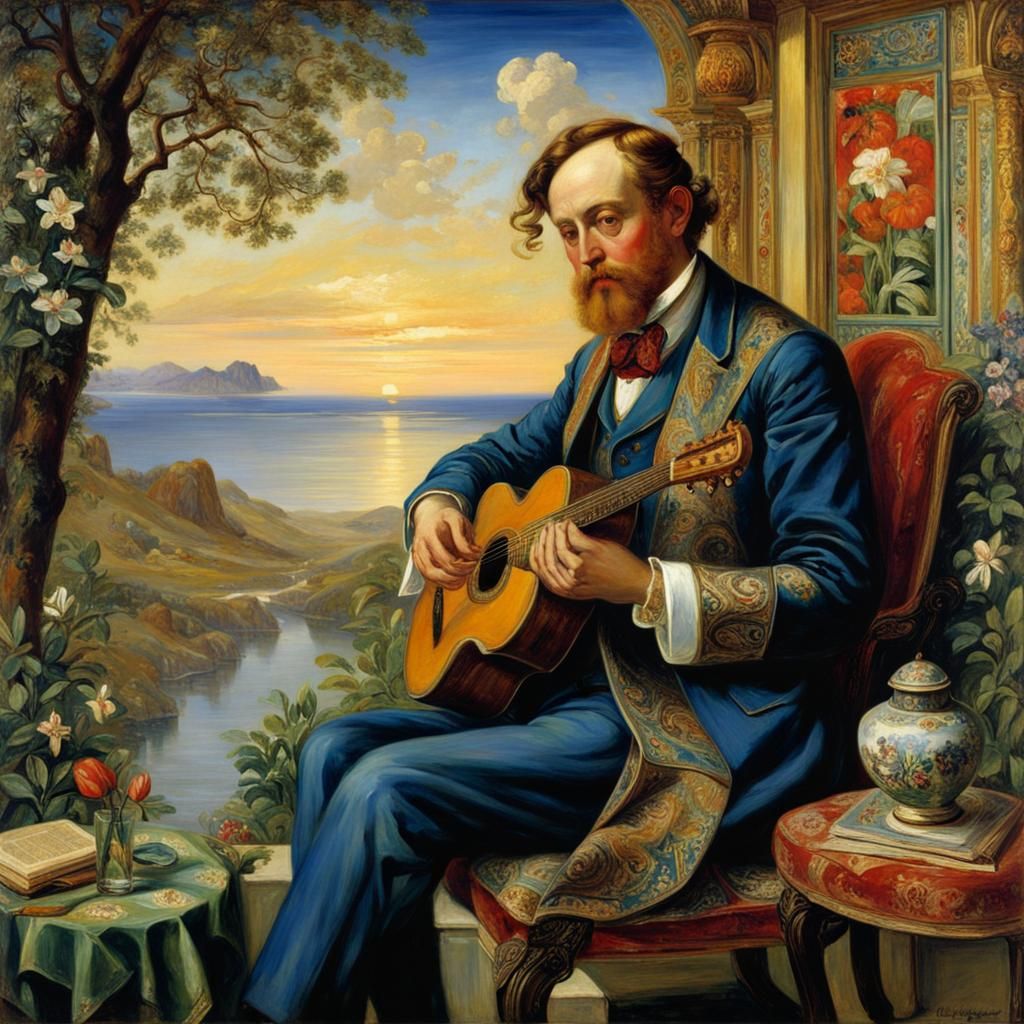 Gentleman Prefers Music: Symbolic Botanical Illustration