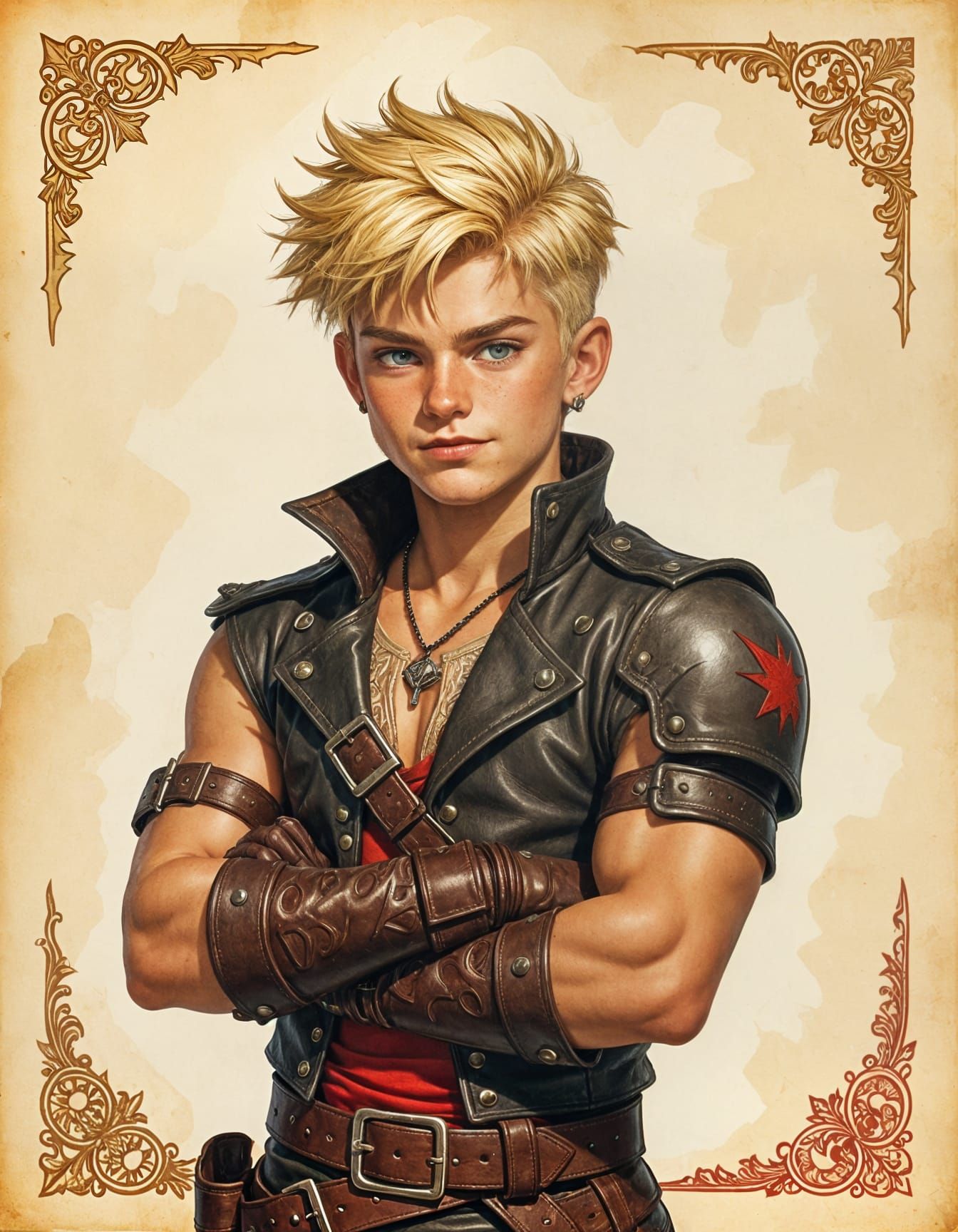 Mischievous Bully in Dungeons & Dragons Style