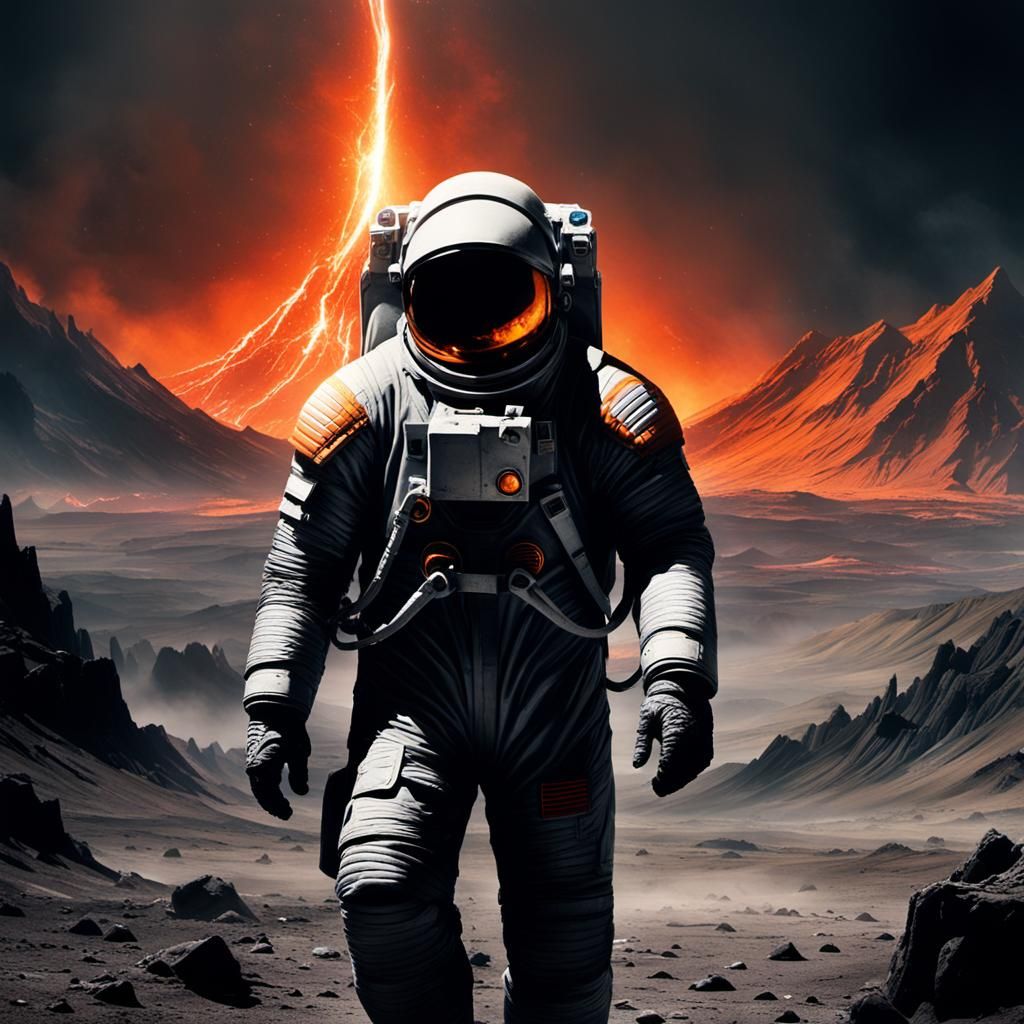 Astronaut's Journey into Mordor