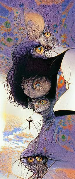 Cats Portrait Inspired by Master Artists