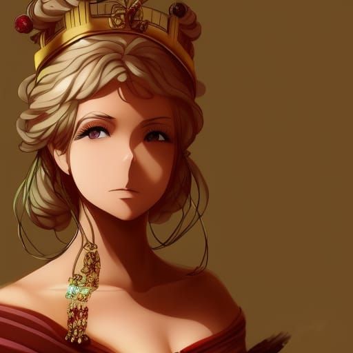 Ancient Rome Personified as Anime Beauty