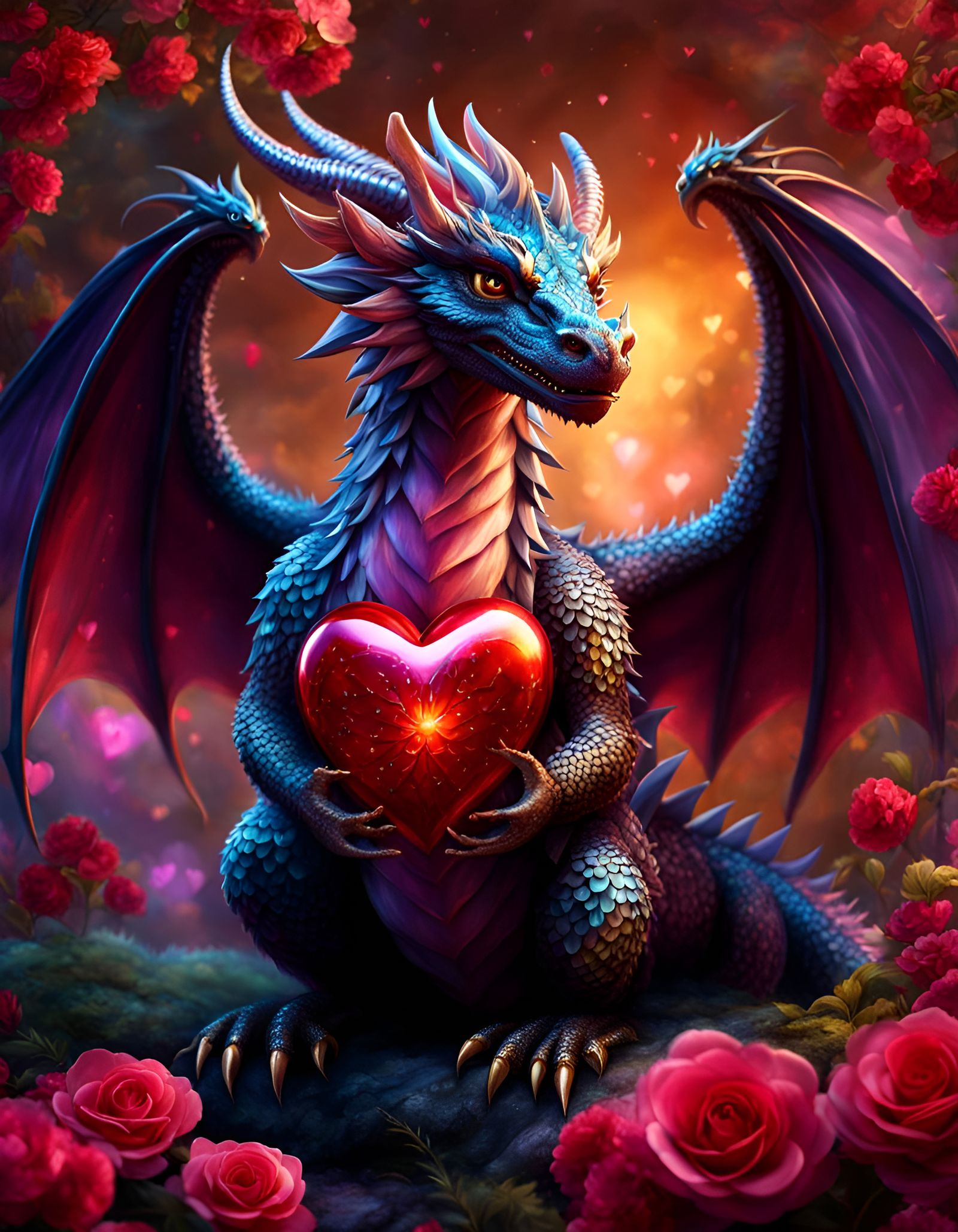 Valentines Day Dragon