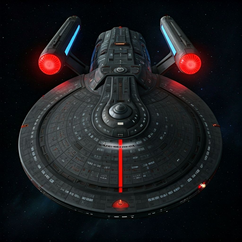 Harlequin Starship: 25th Century Federation Vessel
