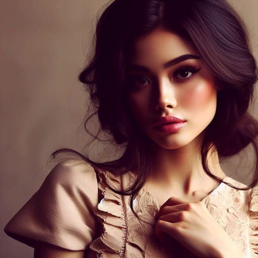 Vintage American Beauty in 1930s Style